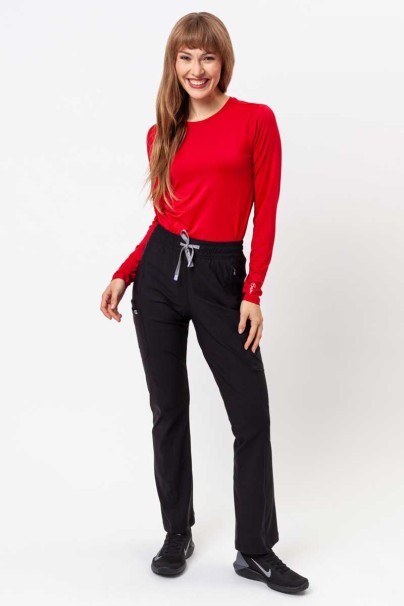 Women's Maevn Embrace scrubs set (Luna top, Nora trousers) black-13