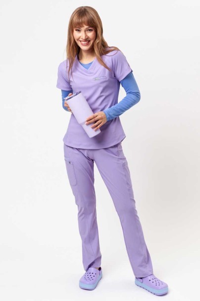 Women's Maevn Embrace Nora scrub trousers lavender-2