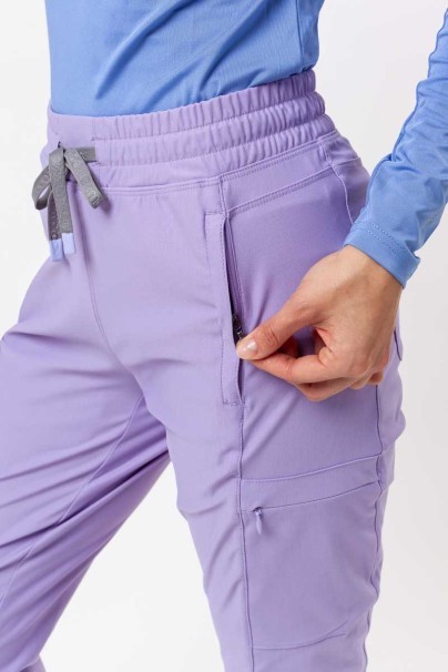 Women's Maevn Embrace scrubs set (Luna top, Nora trousers) lavender-13