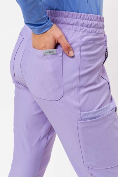 Women's Maevn Embrace scrubs set (Luna top, Nora trousers) lavender-15