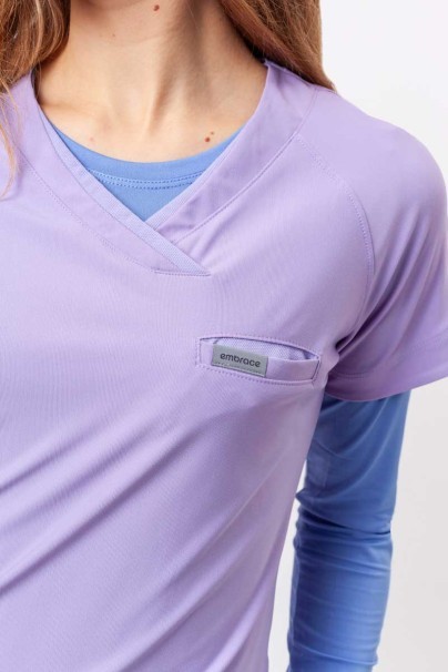 Women's Maevn Embrace scrubs set (Luna top, Nora trousers) lavender-5