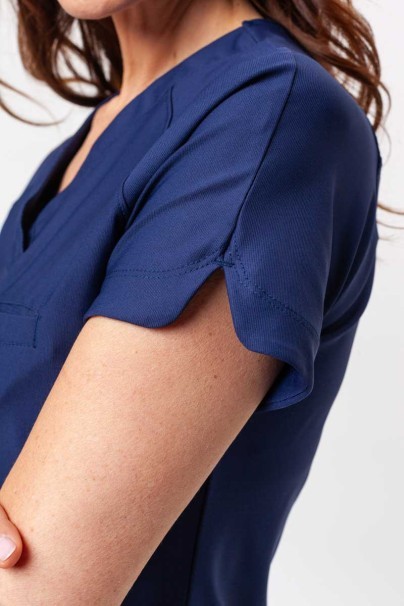 Women's Maevn Embrace Luna scrub top navy-6