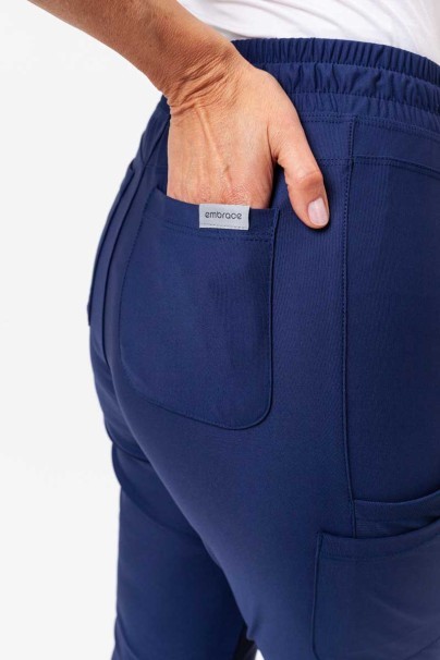 Women's Maevn Embrace Nora scrub trousers navy-6