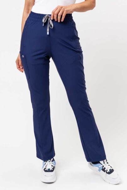 Women's Maevn Embrace scrubs set (Luna top, Nora trousers) navy-8