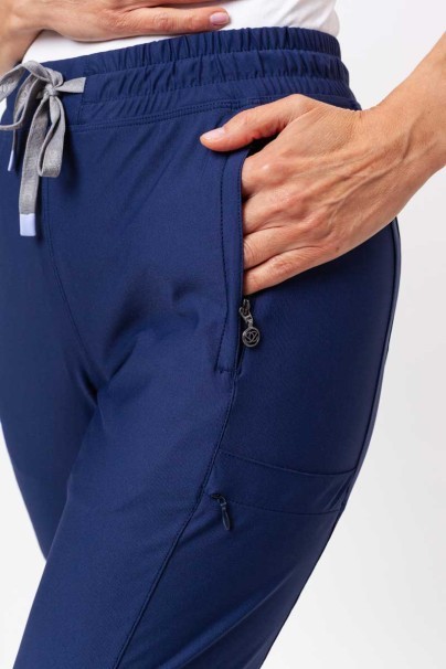 Women's Maevn Embrace scrubs set (Luna top, Nora trousers) navy-12