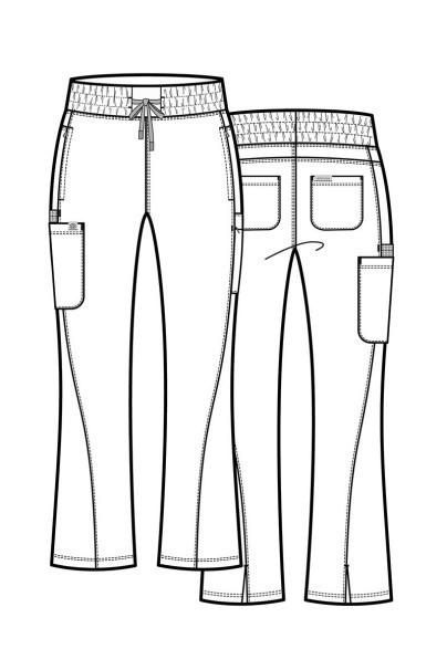 Women's Maevn Embrace Nora scrub trousers wine-9