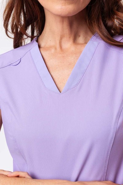 Women's Maevn Embrace Zoe scrub top lavender-3