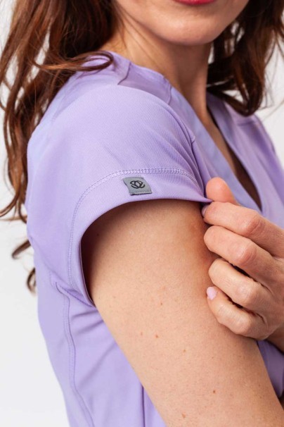 Women's Maevn Embrace Zoe scrub top lavender-6