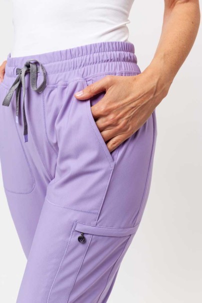 Women's Maevn Embrace scrubs set (Zoe top, Mia trousers) lavender-11