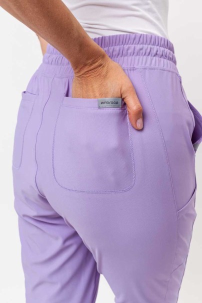 Women's Maevn Embrace scrubs set (Zoe top, Mia trousers) lavender-12