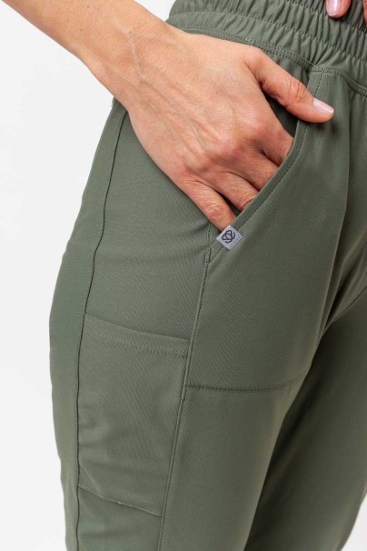 Women's Maevn Embrace scrubs set (Zoe top, Mia trousers) olive-9