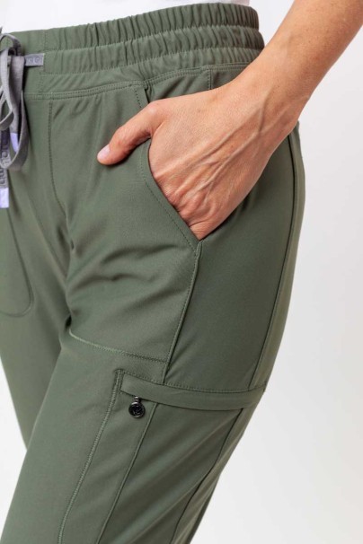 Women's Maevn Embrace Mia scrub trousers olive-5