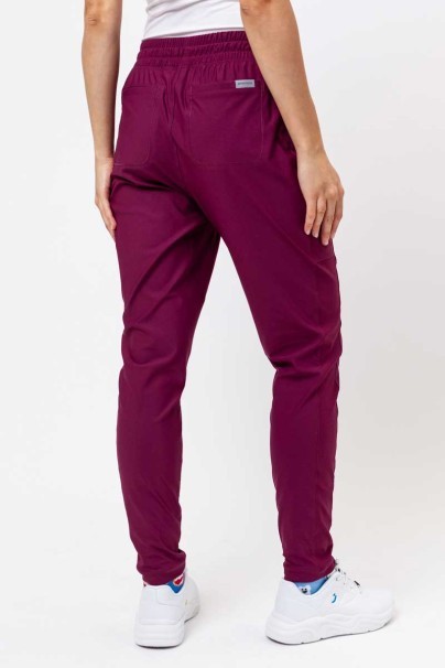 Women's Maevn Embrace scrubs set (Zoe top, Mia trousers) wine-9