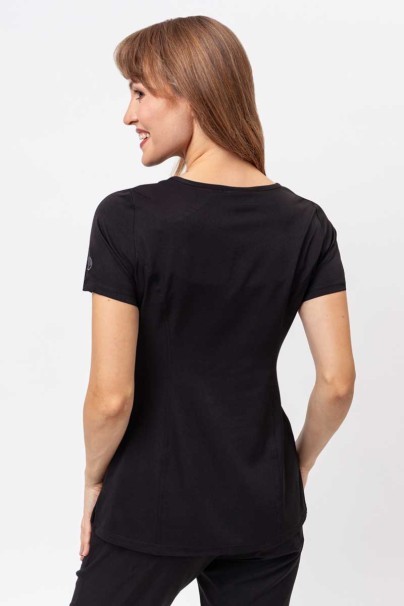 Women's Healing Hands Madison scrub top black-2