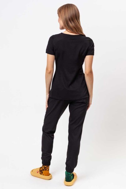 Women's Healing Hands Renee jogger scrub trousers black-9