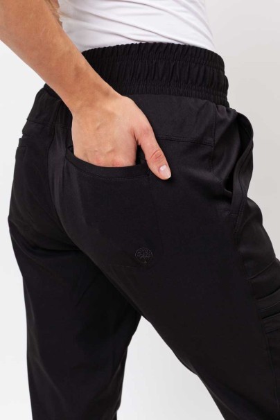 Women's Healing Hands Renee jogger scrub trousers black-5