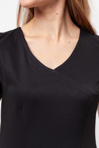 Women's Healing Hands scrubs set (Madison top, Renee trousers) black-4