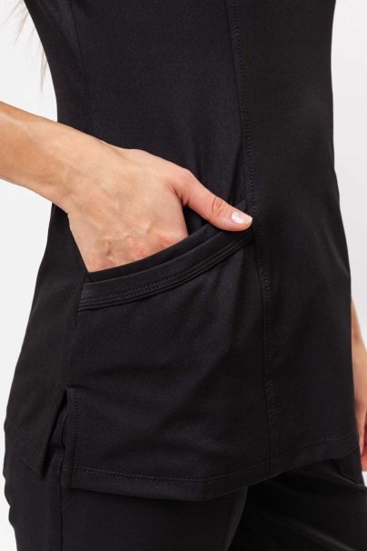 Women's Healing Hands scrubs set (Madison top, Renee trousers) black-5