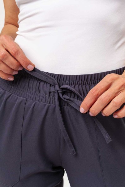 Women's Healing Hands Renee jogger scrub trousers pewter-6