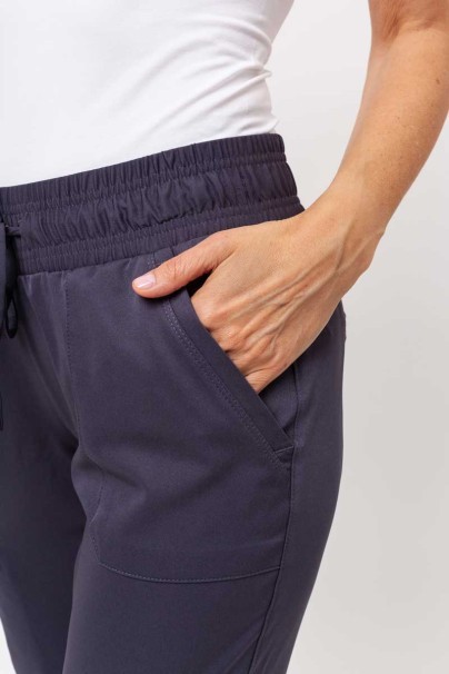 Women's Healing Hands scrubs set (Madison top, Renee trousers) pewter-10