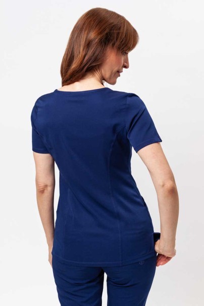 Women's Healing Hands Madison scrub top navy-2