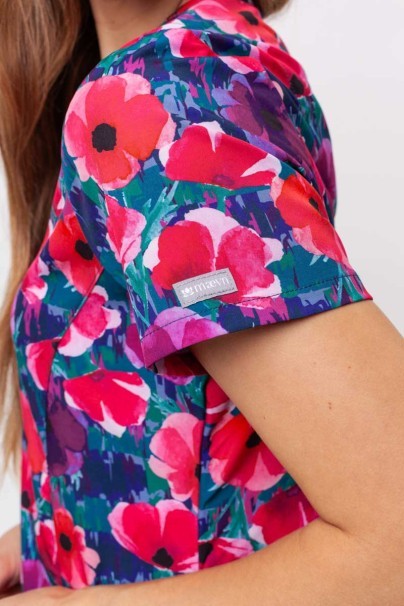 Women’s Maevn Prints scrub top Autumn Bloom-5
