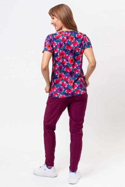 Women’s Maevn Prints scrub top Autumn Bloom-6