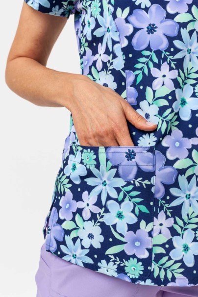 Women’s Maevn Prints scrub top Spring Fantasy-4
