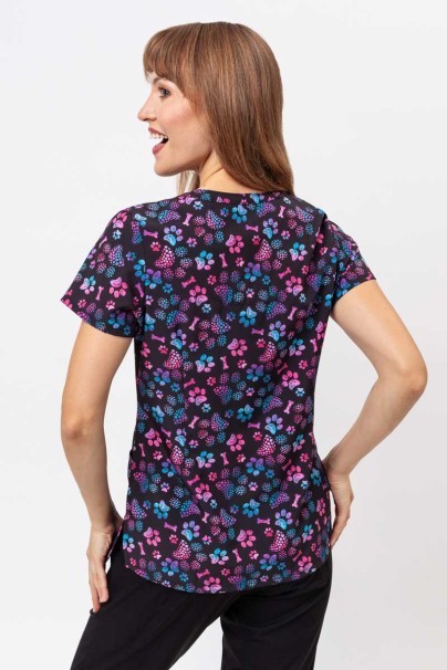 Women’s Maevn Prints scrub top Ombre Paws-1