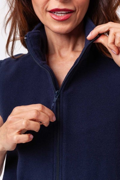 Women’s Malfini Fleece vest navy-4