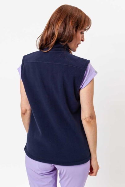 Women’s Malfini Fleece vest navy-3