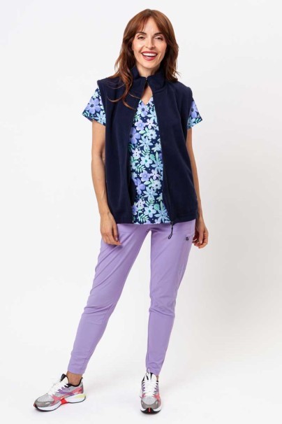 Women’s Malfini Fleece vest navy-8