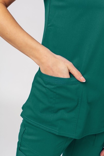 Women's Dickies Balance scrubs set (V-neck top, Mid Rise trousers) green-5