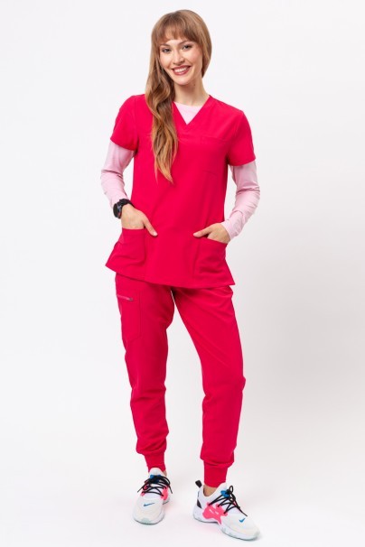 Women's Uniforms World 309TS™ Valiant scrub top raspberry-6