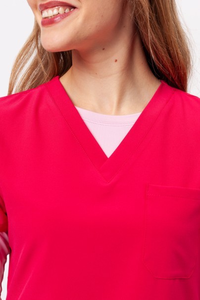 Women's Uniforms World 309TS™ Valiant scrub top raspberry-3