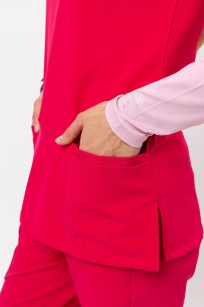 Women’s Uniforms World 309TS™ Valiant scrubs set raspberry-6