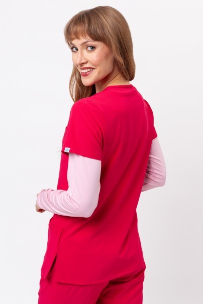 Women’s Uniforms World 309TS™ Valiant scrubs set raspberry-4