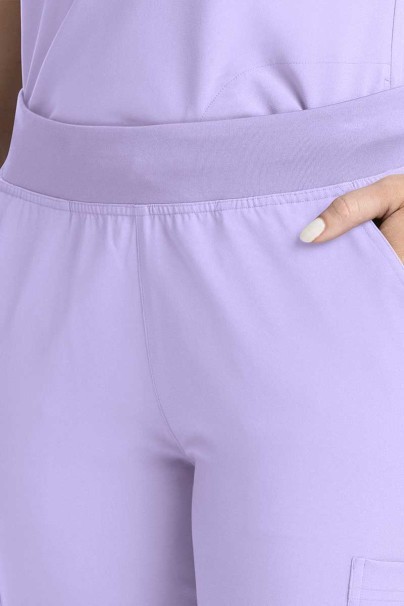 Women's Maevn Momentum scrubs set (Dolman top, Flare Leg trouser) lavender-13