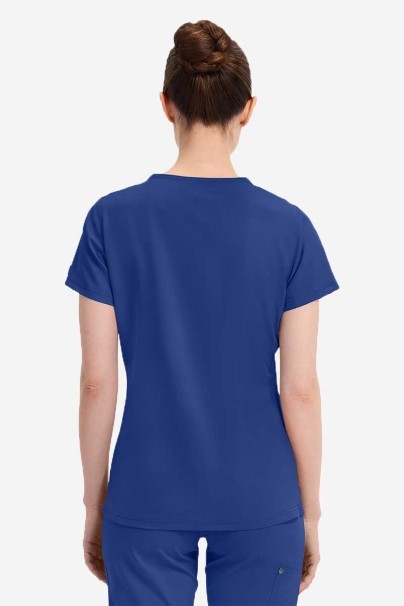 Women's Dickies EDS NXT scrubs set (Round Neck top, Wide Leg trousers) galaxy blue-6