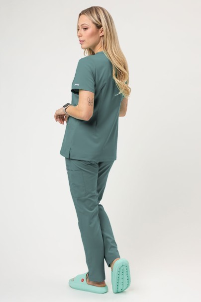 Women’s Maevn Momentum 6-pocket scrub trousers moss green-6