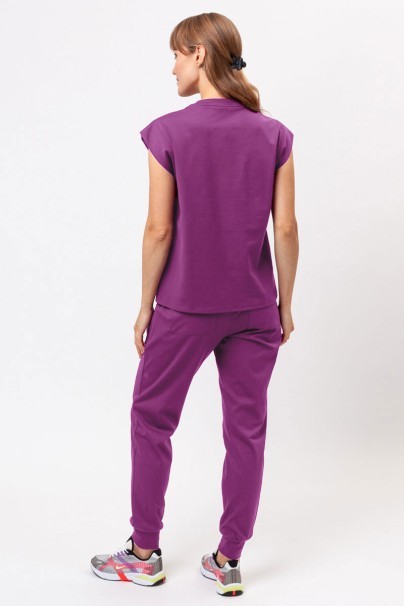 Women's Cherokee Achieve Jogger scrub trousers eggplant-6