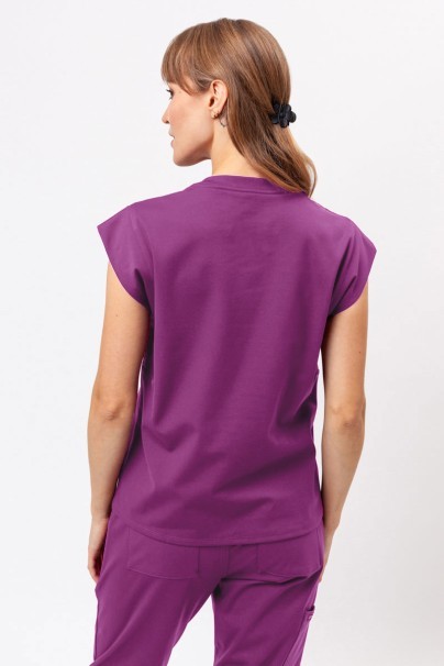 Women's Cherokee Achieve scrubs set eggplant-3
