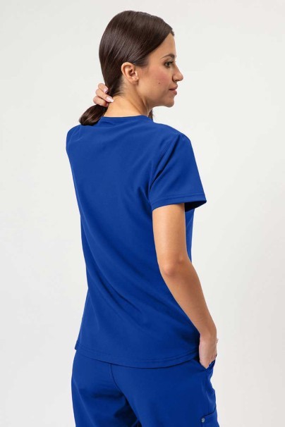 Women's Dickies EDS NXT scrubs set (Round Neck top, Wide Leg trousers) galaxy blue-3