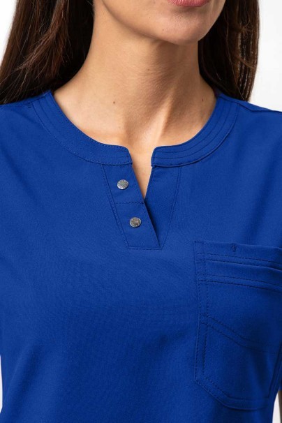 Women's Dickies EDS NXT scrubs set (Round Neck top, Wide Leg trousers) galaxy blue-4