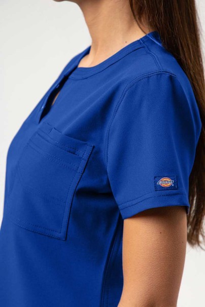Women's Dickies EDS NXT scrubs set (Round Neck top, Wide Leg trousers) galaxy blue-5