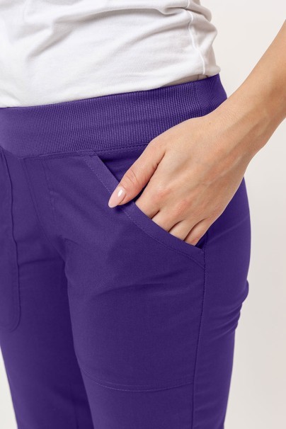 Women's Cherokee Revolution (Mock top, Straight trousers) scrubs set grape-9