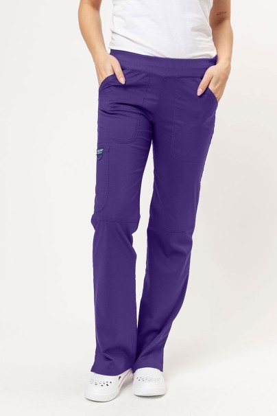Women's Cherokee Revolution (Mock top, Straight trousers) scrubs set grape-6