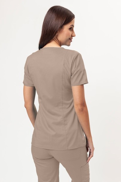Women's Cherokee Revolution (Mock top, Straight trousers) scrubs set khaki-3