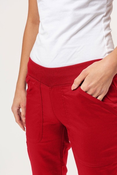 Women's Cherokee Revolution (Mock top, Straight trousers) scrubs set red-9