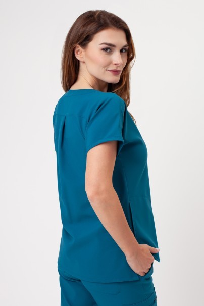 Women's Maevn Momentum Dolman scrub top caribbean blue